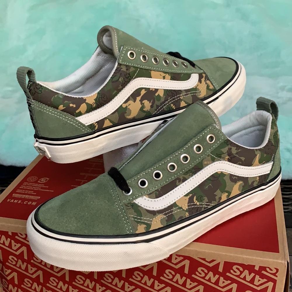 VANS OLD SKOOL UC BJ BELTS OIL Gm/Olivine WMNS sneakers - Picture 2 of 16